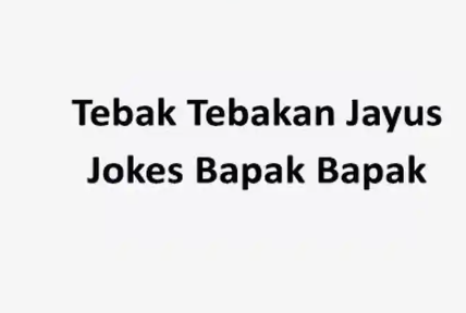 Humor Garing yang Selalu Ada di Setiap Zaman