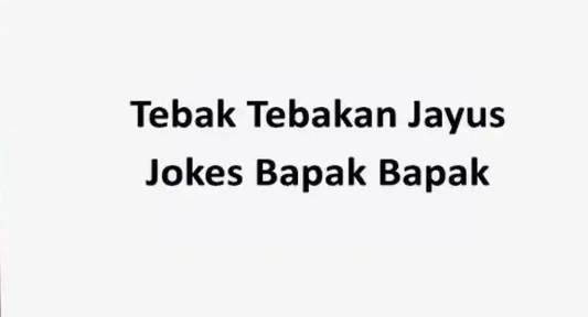 Humor Garing yang Selalu Ada di Setiap Zaman